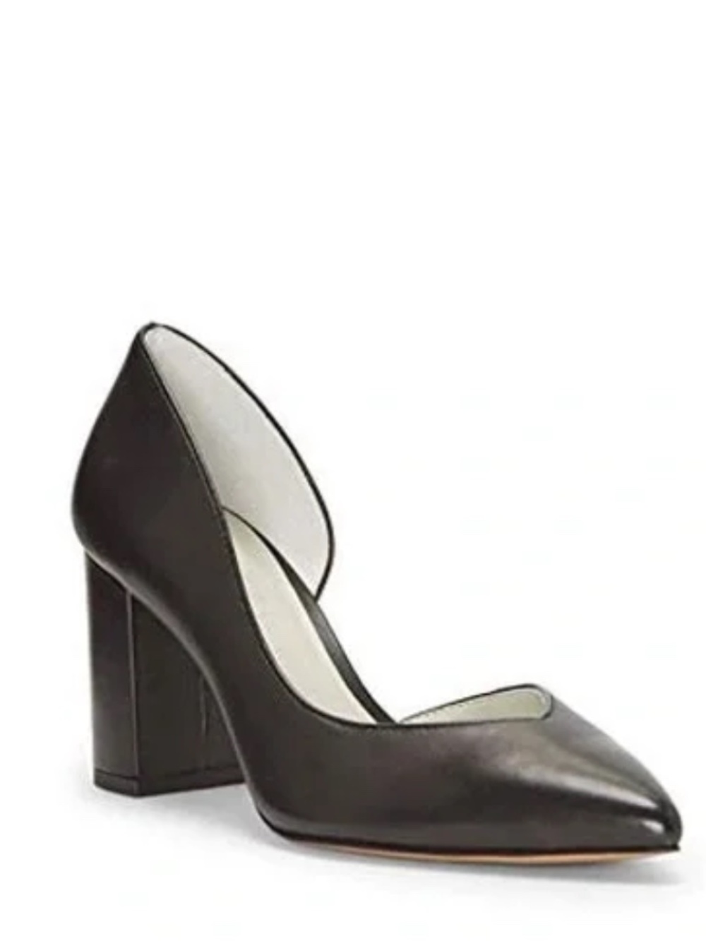 1.State leather block heels. Size 9